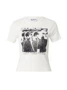 TOPSHOP Shirts 'Graphic License Blondie Baby'  ecru / sort