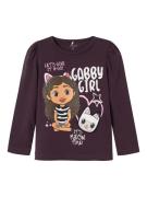 NAME IT Bluser & t-shirts 'Gabby's Dollhouse'  aubergine / blandingsfa...