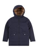 Jack & Jones Junior Vinterjakke 'JJLOOP'  navy / lysebrun