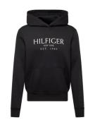 TOMMY HILFIGER Sweatshirt  sort / hvid