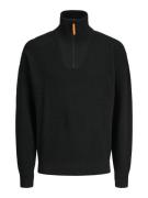 JACK & JONES Pullover  mørkeorange / sort