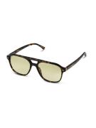 Kapten & Son Solbriller 'Zurich Oversize Dark Tortoise Green'  kastani...