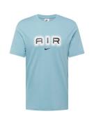 Nike Sportswear Bluser & t-shirts 'Air'  lyseblå / sort / hvid