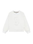 BOSS Sweatshirt  creme / sølv