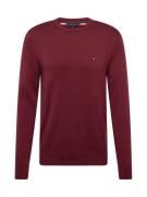 TOMMY HILFIGER Pullover 'ESSENTIAL'  carminrød