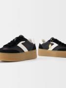 Bershka Sneaker low  sort / hvid