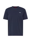 HUGO Bluser & t-shirts 'Dero'  navy / hvid