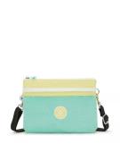 KIPLING Skuldertaske 'EASY RIRI'  lemon / mint / sort / hvid