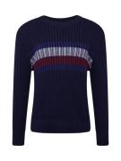 TOMMY HILFIGER Pullover  marin / mørkerød / hvid