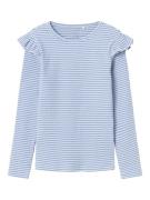 NAME IT Bluser & t-shirts 'TESILLA'  lyseblå / hvid