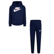 Nike Sportswear Joggingdragt  mørkeblå / lyserød