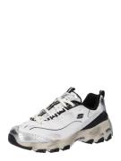 SKECHERS Sneaker low 'D'LITES'  sort / sølv / hvid