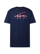 Tommy Jeans Bluser & t-shirts  navy / cranberry / hvid