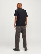 JACK & JONES Bluser & t-shirts 'JJOLIVE'  sort / hvid