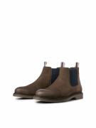 JACK & JONES Chelsea Boots 'Leyton'  navy / lysebrun