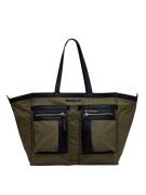 Desigual Shopper  guld / oliven / sort