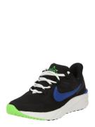 NIKE Sportssko 'STAR RUNNER 4'  ensian / neongrøn / sort / hvid