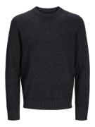 JACK & JONES Pullover  sort-meleret