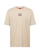 HUGO Bluser & t-shirts 'Diragolino'  beige / rød / sort