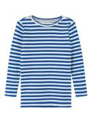 NAME IT Bluser & t-shirts 'NMFSURAJA'  mørkeblå / hvid