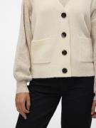 VERO MODA Strikvest 'VMCLIO'  lysebeige