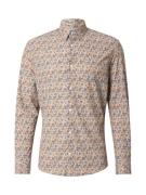 JACK & JONES Skjorte 'JPRBLAACTIVE'  beige / mørkebeige / blå / hvid