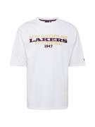 NEW ERA Bluser & t-shirts 'NBA LOSLAK'  gul / mørkelilla / hvid