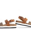 Bayton Sandaler 'Almeria'  camel / guld