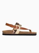 Bayton Sandaler med rem 'Lajas'  brun / guld