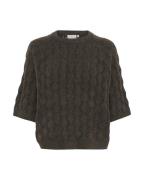 Kaffe Pullover  brun-meleret