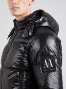 ARMANI EXCHANGE Vinterjakke  sort / hvid