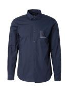 ARMANI EXCHANGE Skjorte  navy / hvid