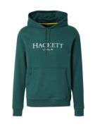 Hackett London Sweatshirt 'HERITAGE'  smaragd / hvid