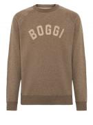 Boggi Milano Sweatshirt  brun / gul