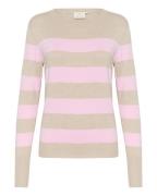 Kaffe Pullover 'Lizza'  beige / pastelpink