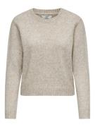 JDY Pullover 'Silja'  beige-meleret