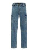 JACK & JONES Cargojeans 'Eddie Wade'  blue denim