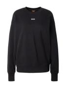 BOSS Sweatshirt 'C_Eteia'  sort / hvid