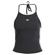 ADIDAS ORIGINALS Overdel 'Halter-Neck'  sort / hvid