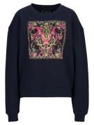 19V69 ITALIA Sweatshirt 'Saba'  navy / gul / grøn / pink