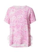 LIEBLINGSSTÜCK Bluse 'Eloya'  pink / hvid