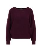 WE Fashion Pullover  bordeaux / mørkerød