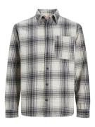 JACK & JONES Skjorte  creme / sort