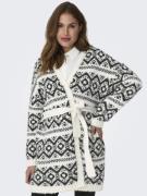 ONLY Cardigan 'Carin'  creme / sort