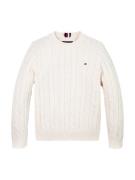 TOMMY HILFIGER Pullover 'ESSENTIAL'  navy / rød / naturhvid