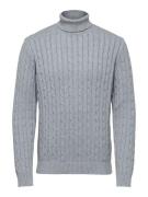 SELECTED HOMME Pullover 'SLHRYAN'  grå