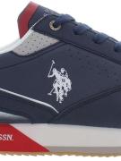 U.S. POLO ASSN. Sneaker low 'Nobil003'  blå / rød / hvid