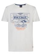 Petrol Industries Bluser & t-shirts  navy / orange / hvid