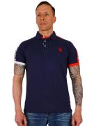 U.S. POLO ASSN. Bluser & t-shirts 'Play'  navy / rød / hvid