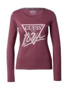 GUESS Shirts  lyserød / burgunder / sølv / hvid